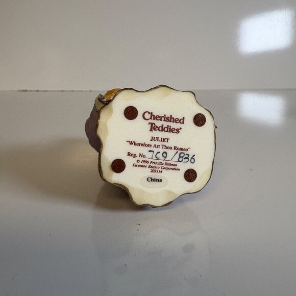 Enesco Cherished Teddies Romeo & Juliet Collectors Set 203114 Figurines 1996 - Picture 5 of 13